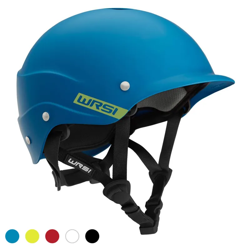 2021 WRSI Current Lined Water Sports Helmet Blue Lime Red White Black