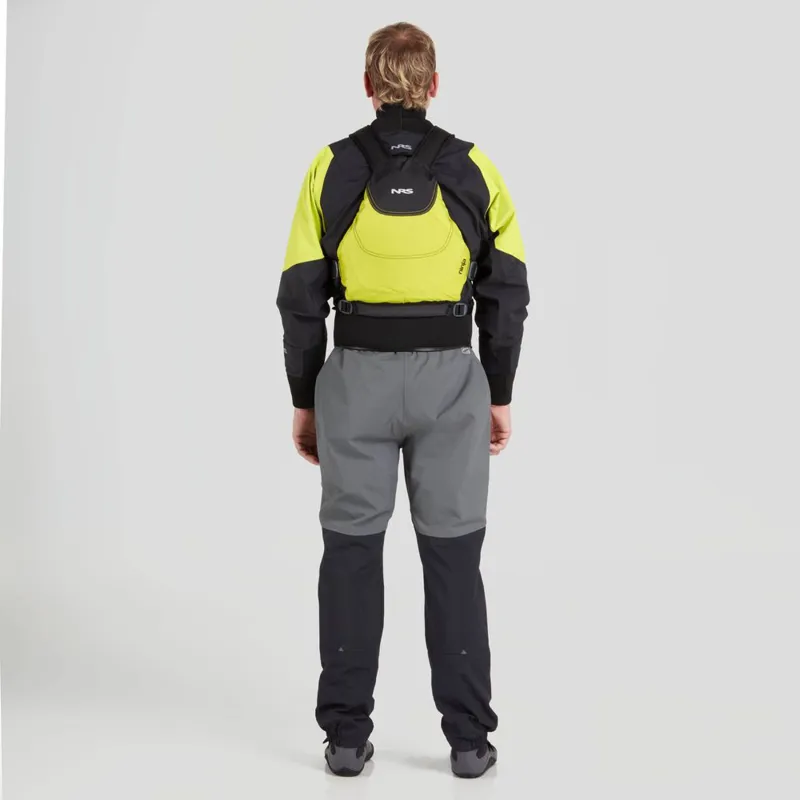 2024 NRS Mens Flux Whitewater Kayaking Dry Top in Black-3