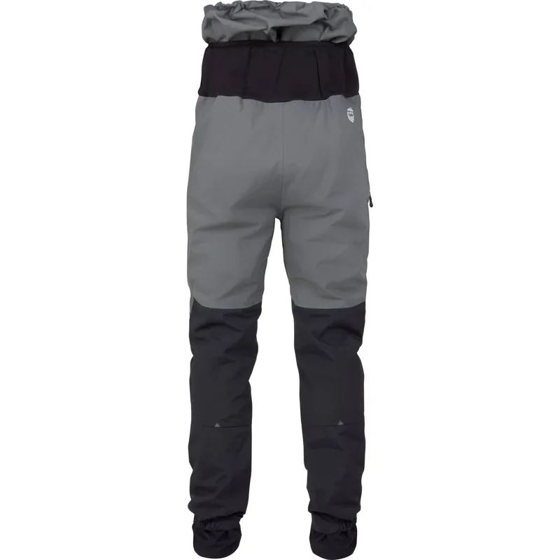 2024 NRS Mens Freefall Mid-weight Paddling Trousers with Socks in Grey-1