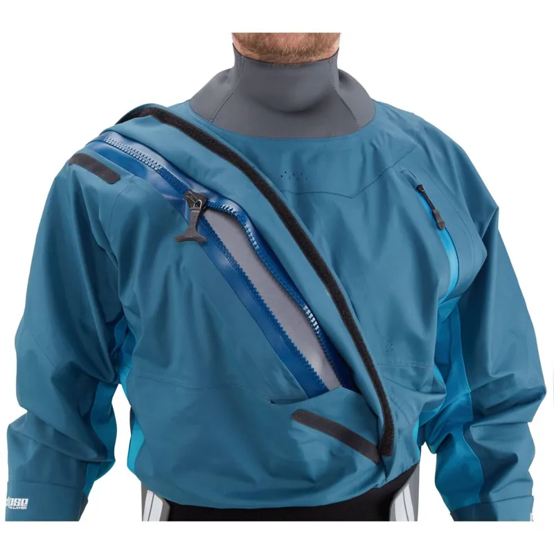 2022 NRS Crux Mens 4 layer Lightweight Immersion Suit - Blue Size SMALL-4