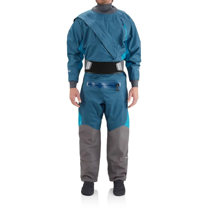 2022 NRS Crux Mens 4 layer Lightweight Immersion Suit - Blue Size SMALL-5