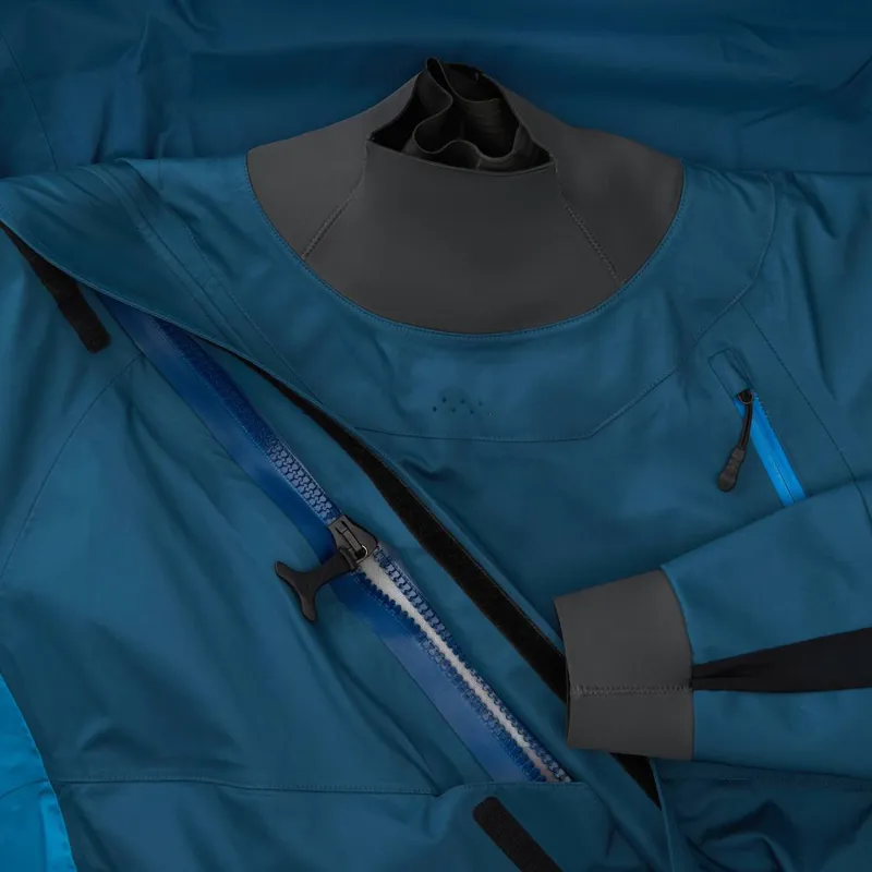 2022 NRS Crux Mens 4 layer Lightweight Immersion Suit - Blue Size SMALL-6