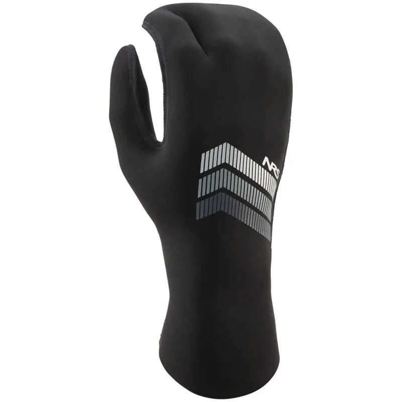 2021 NRS Veno 3.5mm Neoprene Open Palm Mitts in Black