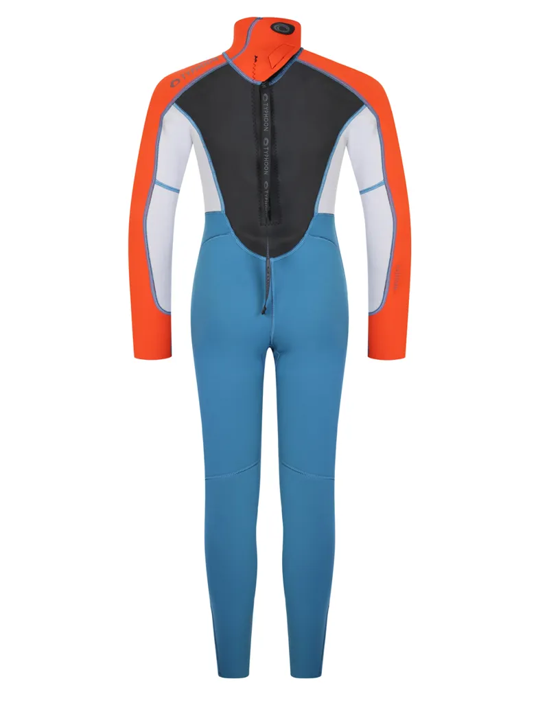 2022 Typhoon Storm 2.8 Back Entry Boys Wetsuit S-3