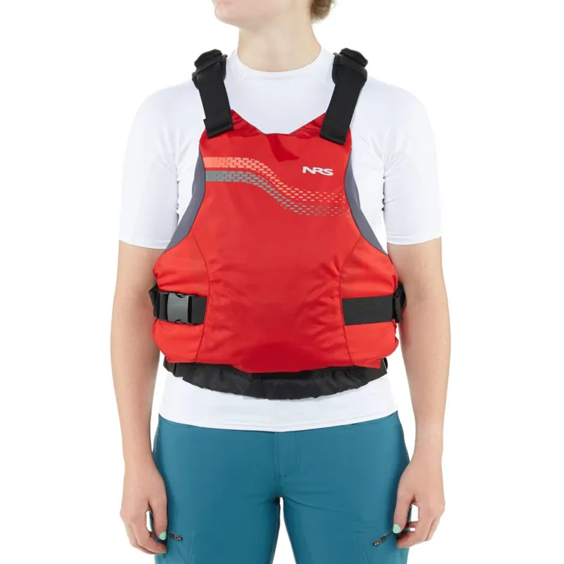 2021 NRS Vapor Low Profile Touring PFD in Red Blue or Green-5