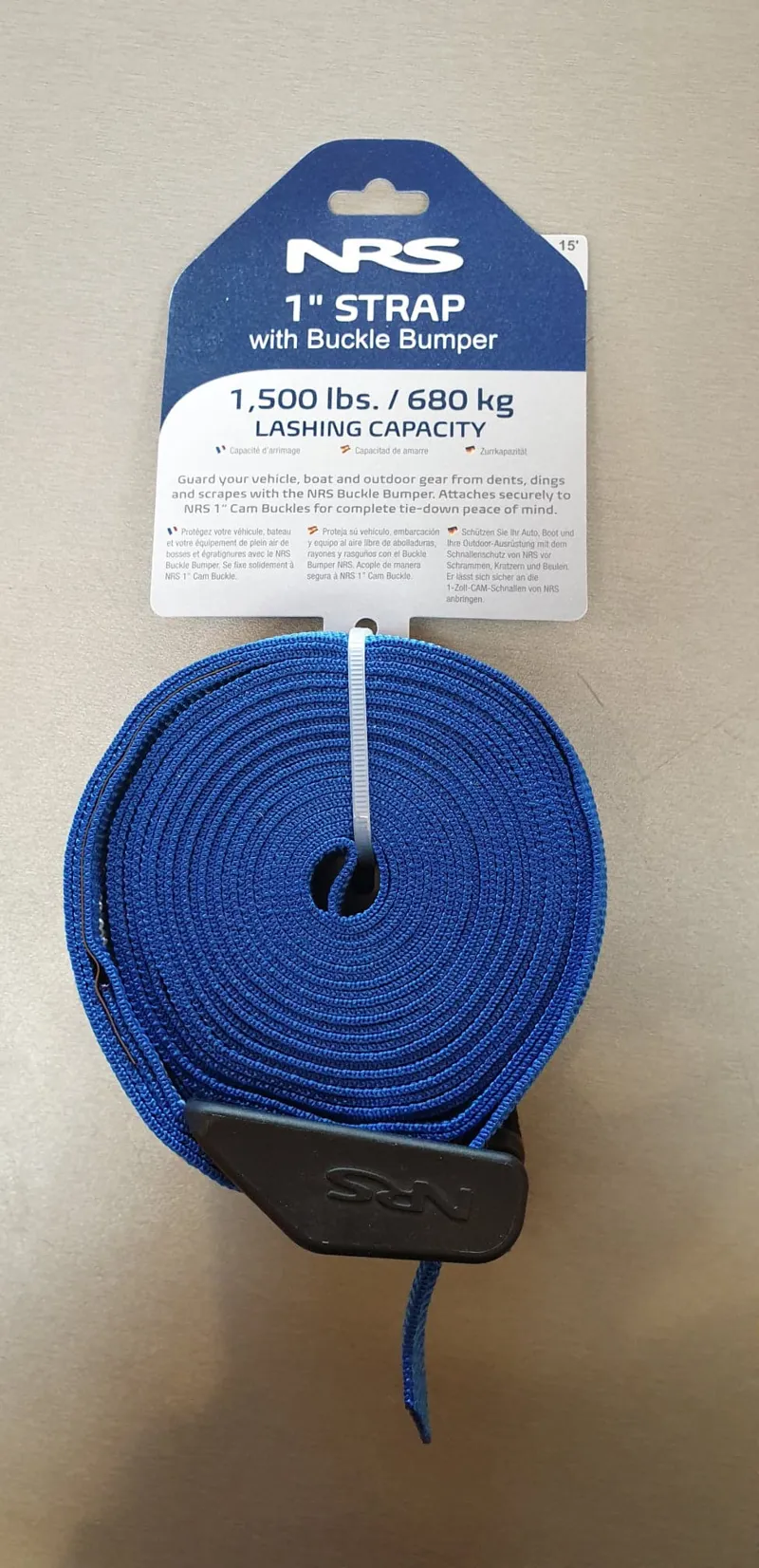 2021 NRS 5m Heavy Duty 1 inch Tie Down Cam Strap with Buckle Bumper-1