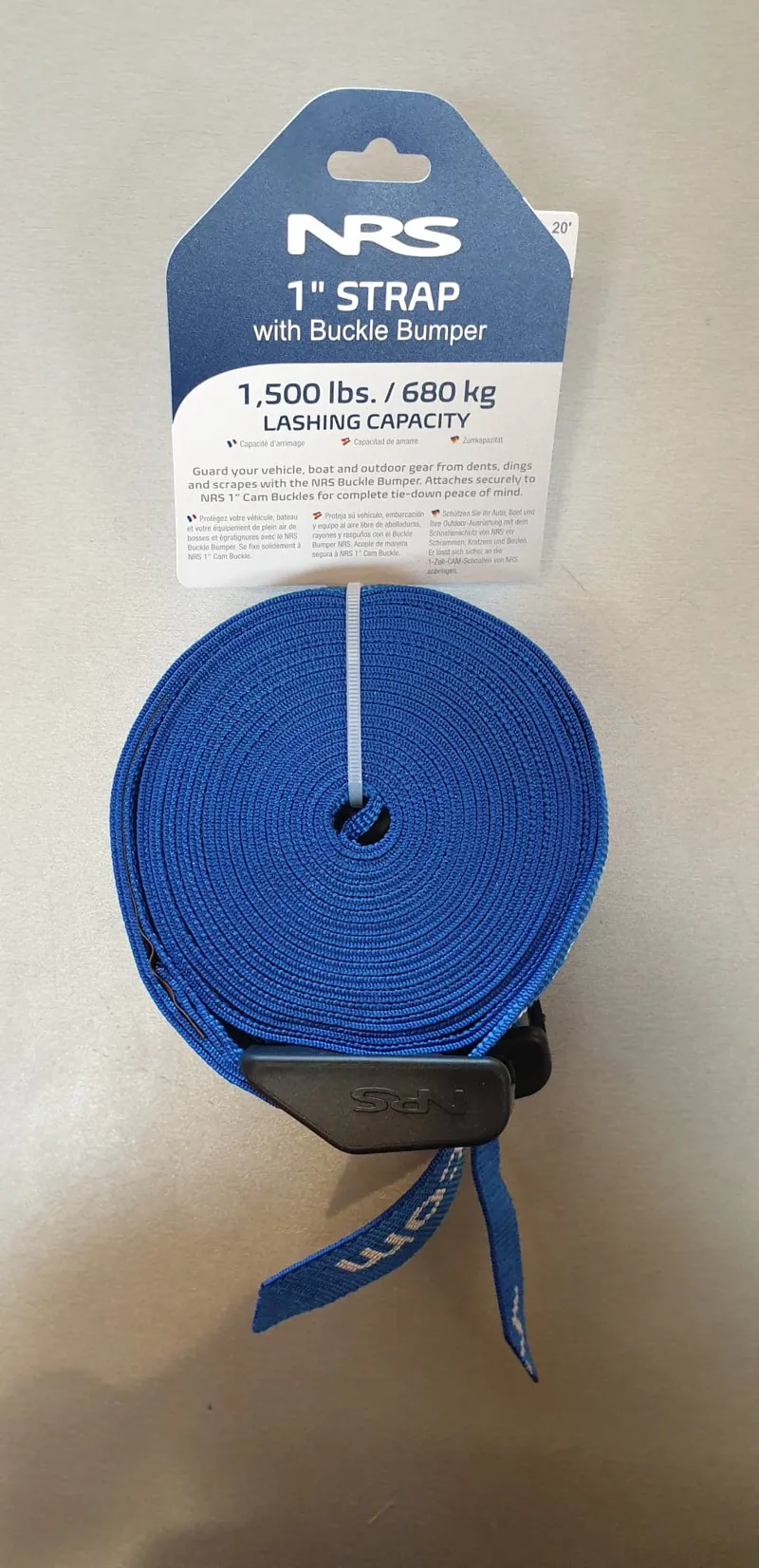 2021 NRS 7m Heavy Duty 1 inch Tie Down Cam Strap with Buckle Bumper-3