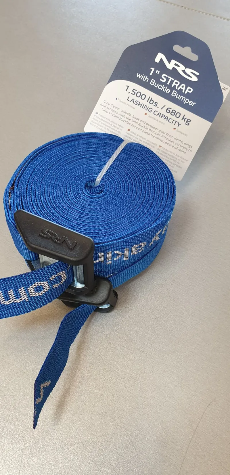 2021 NRS 7m Heavy Duty 1 inch Tie Down Cam Strap with Buckle Bumper-1