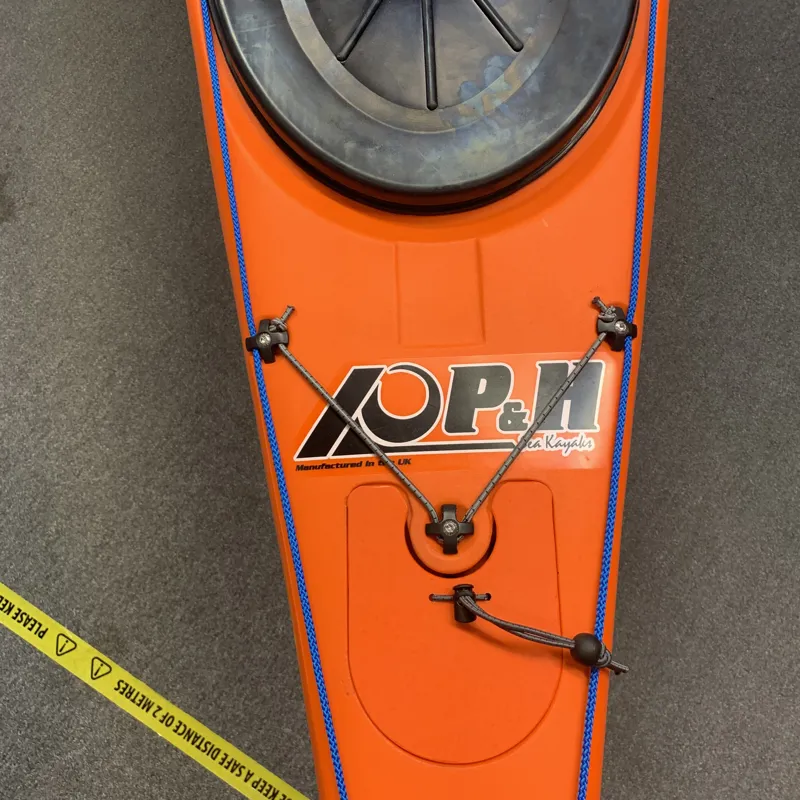 2023 P and H Leo MV MZ3 Sea Kayak Fuego Orange - Factory 2nd-2