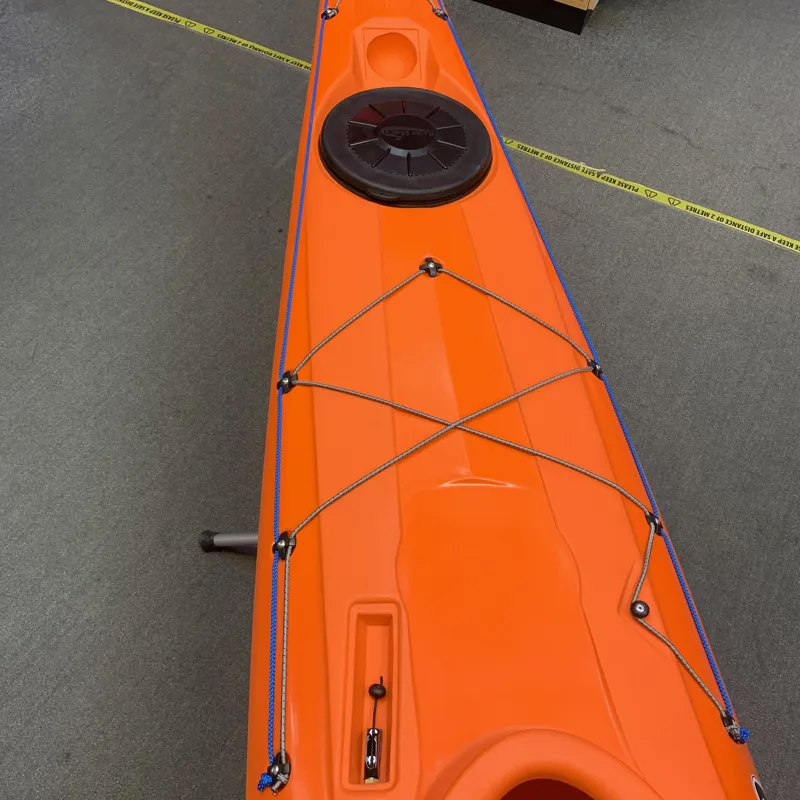 2023 P and H Leo MV MZ3 Sea Kayak Fuego Orange - Factory 2nd-10