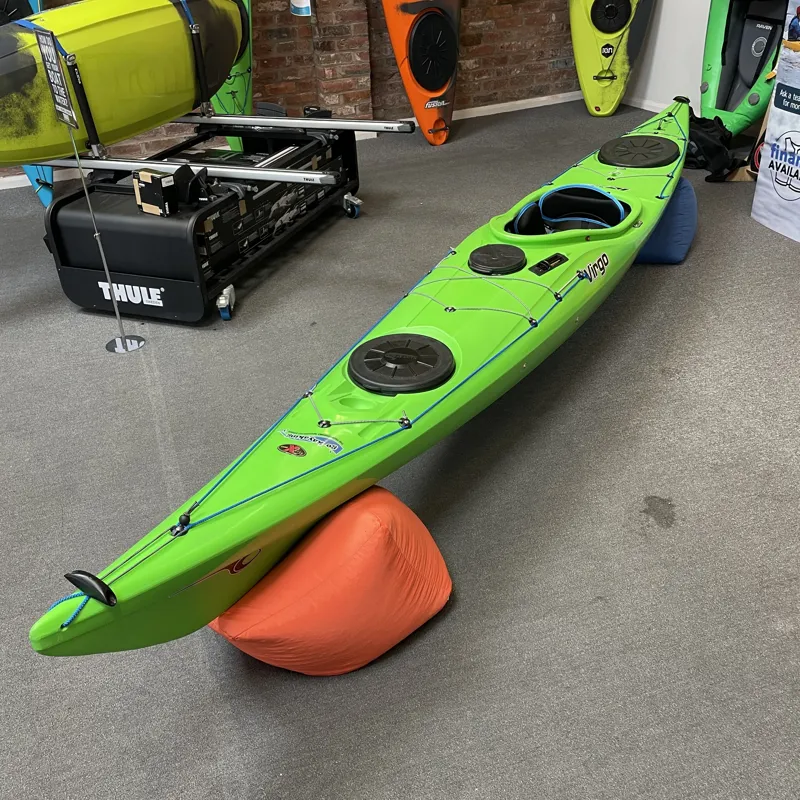 2022 P and H Virgo LV Corelite X Sea Kayak with Skudder - Emerald Green-1