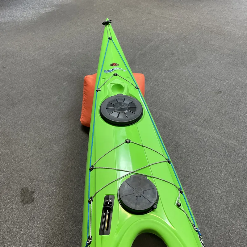 2022 P and H Virgo LV Corelite X Sea Kayak with Skudder - Emerald Green-2