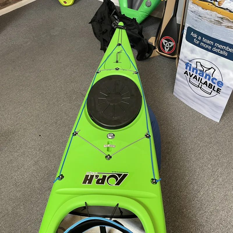 2022 P and H Virgo LV Corelite X Sea Kayak with Skudder - Emerald Green-3