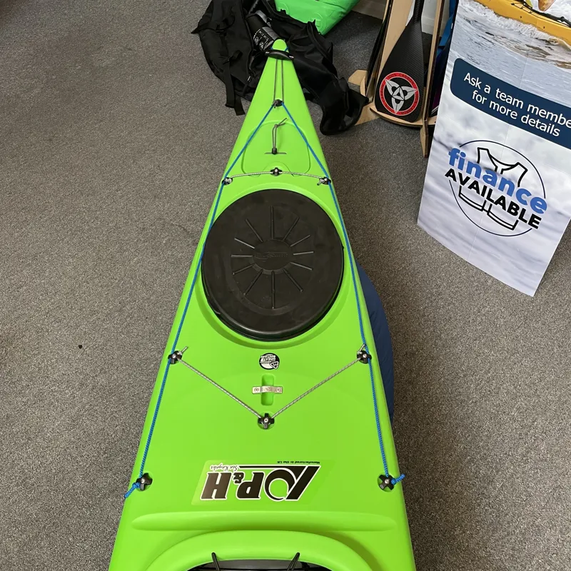 2022 P and H Virgo LV Corelite X Sea Kayak with Skudder - Emerald Green-7
