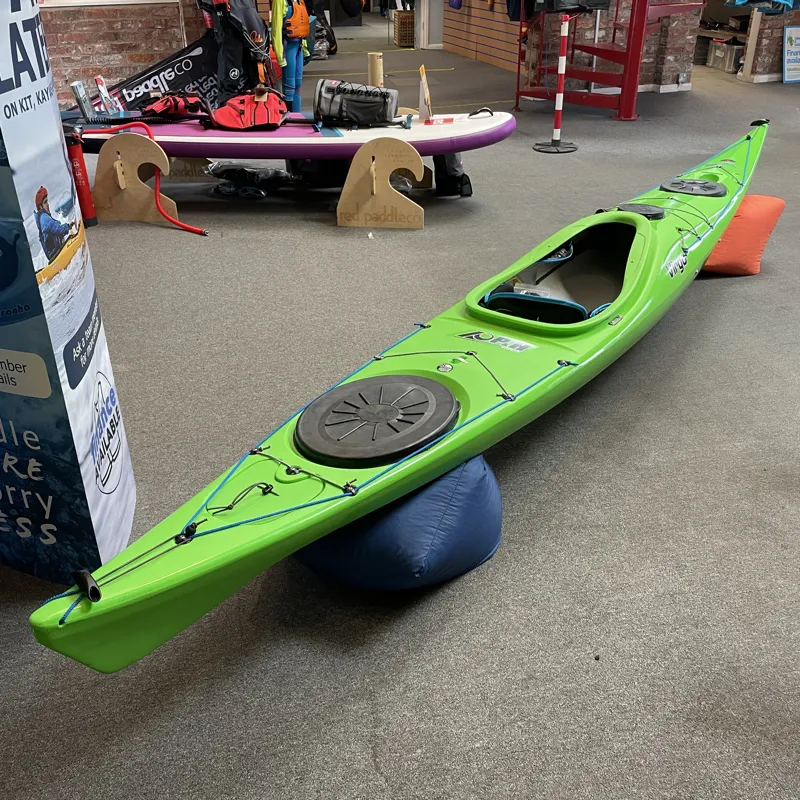 2022 P and H Virgo LV Corelite X Sea Kayak with Skudder - Emerald Green-8