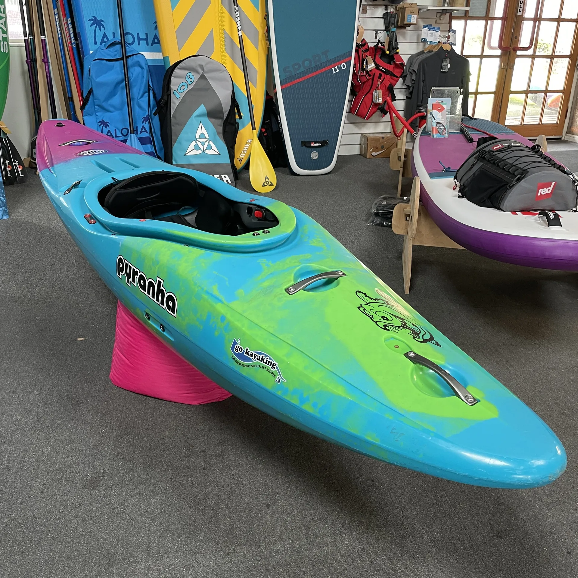 Pyranha Ripper 1 Half Slice ex demo whitewater kayak