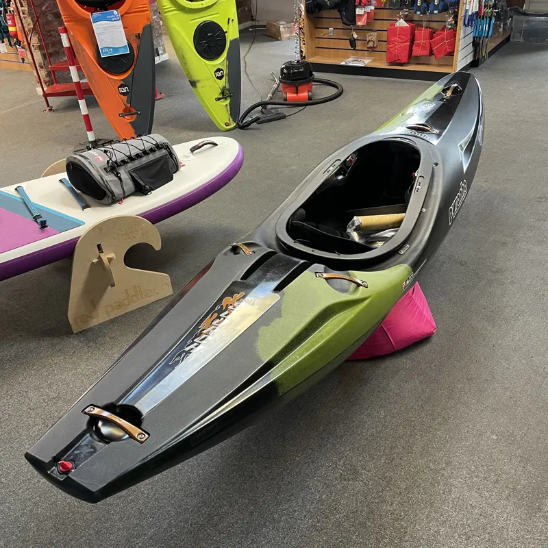 2023 Pyranha Kayaks Scorch X Whitewater Kayak Custom Black/Olive-3