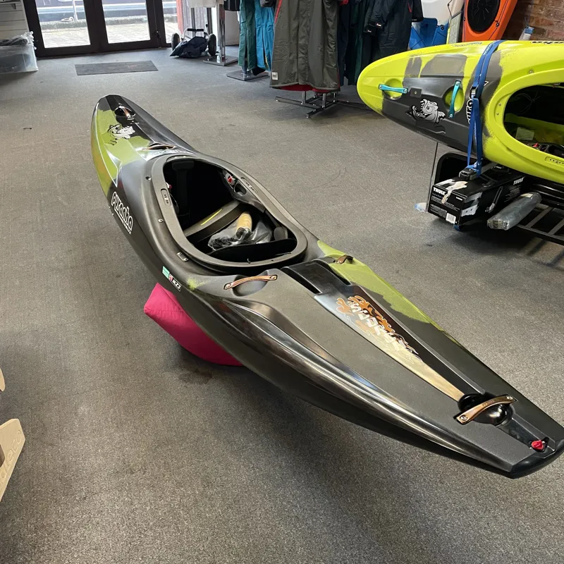 2023 Pyranha Kayaks Scorch X Whitewater Kayak Custom Black/Olive-4