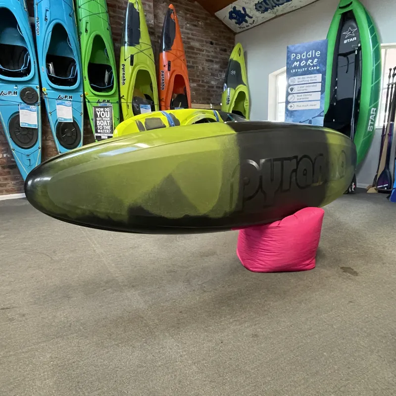 2023 Pyranha Kayaks Scorch X Whitewater Kayak Custom Black/Olive-8