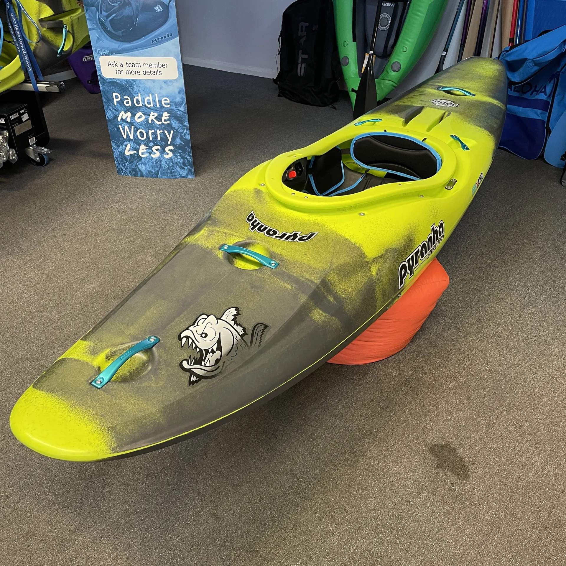 Pyranha Ripper II Large Half Slice Whitewater Kayak Ex Display