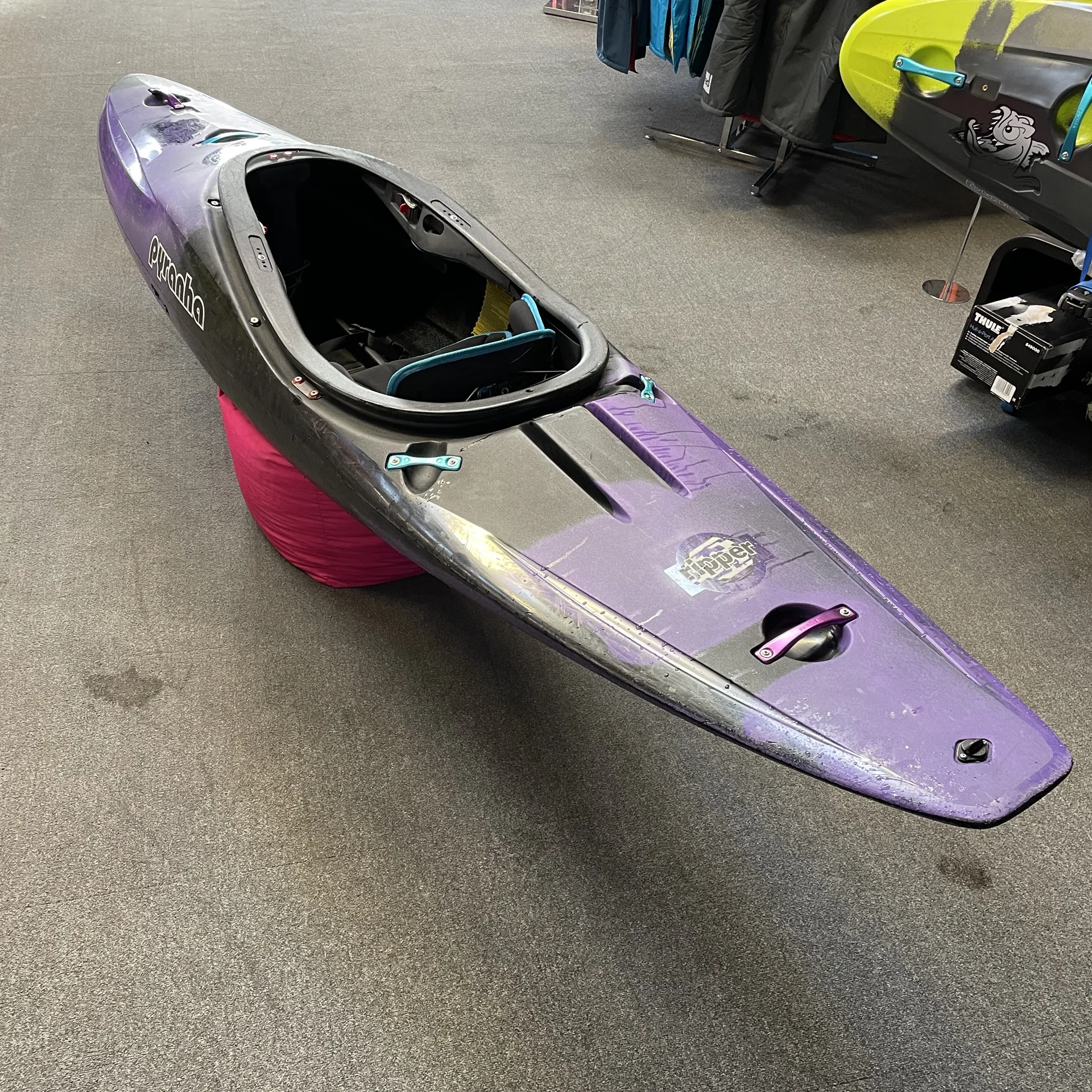 Pyranha Kayaks Ripper I Large Half Slice Whitewater Kayak Ex Demo