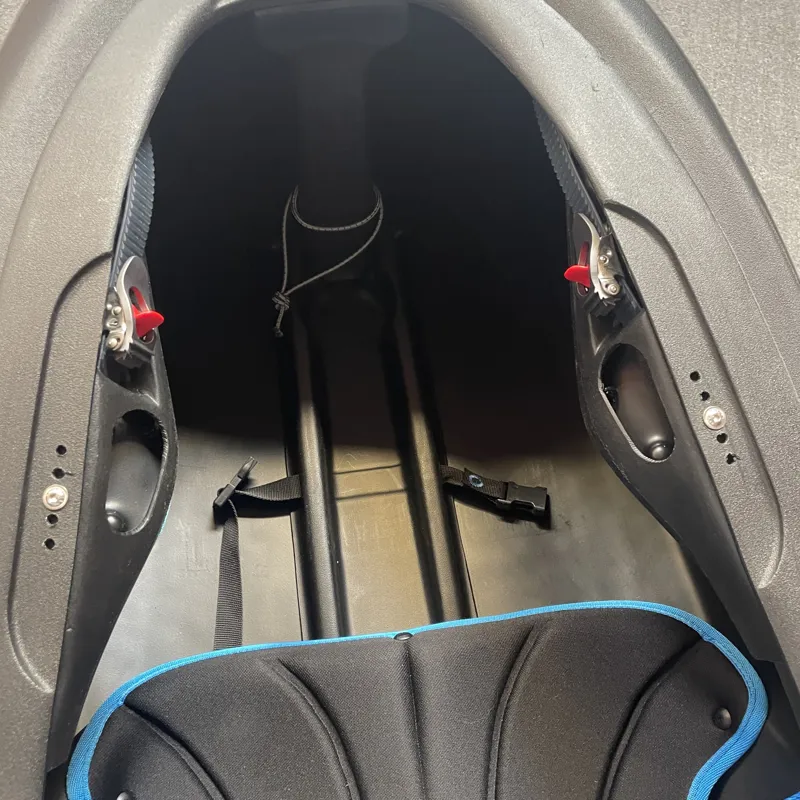 2023 Pyranha Kayaks 9R I Medium Whitewater River Kayak in Black Grey-7