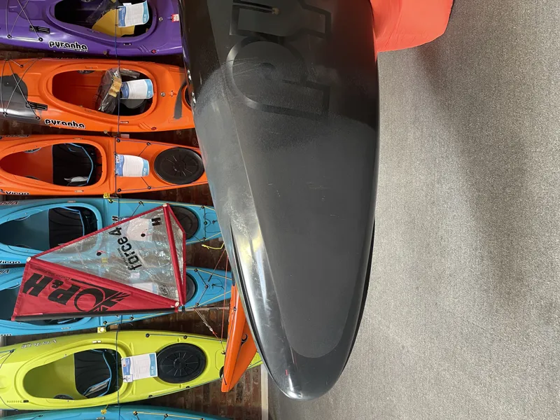 2023 Pyranha Kayaks 9R I Medium Whitewater River Kayak in Black Grey-9