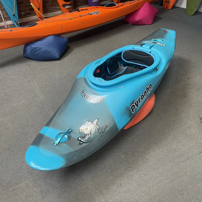 2023 Pyranha Ozone Large Freeride Whitewater Kayak - Blue Jay-1