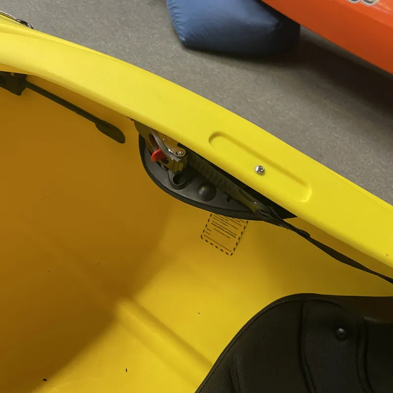 2023 Pyranha Fusion 2 Medium Crossover Kayak in Yellow with Twistlock-6