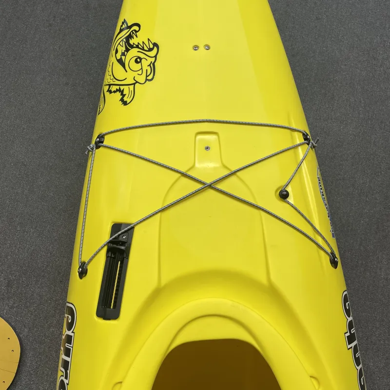 2023 Pyranha Fusion 2 Medium Crossover Kayak in Yellow with Twistlock-8