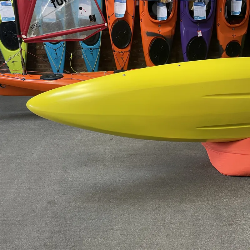 2023 Pyranha Fusion 2 Medium Crossover Kayak in Yellow with Twistlock-9