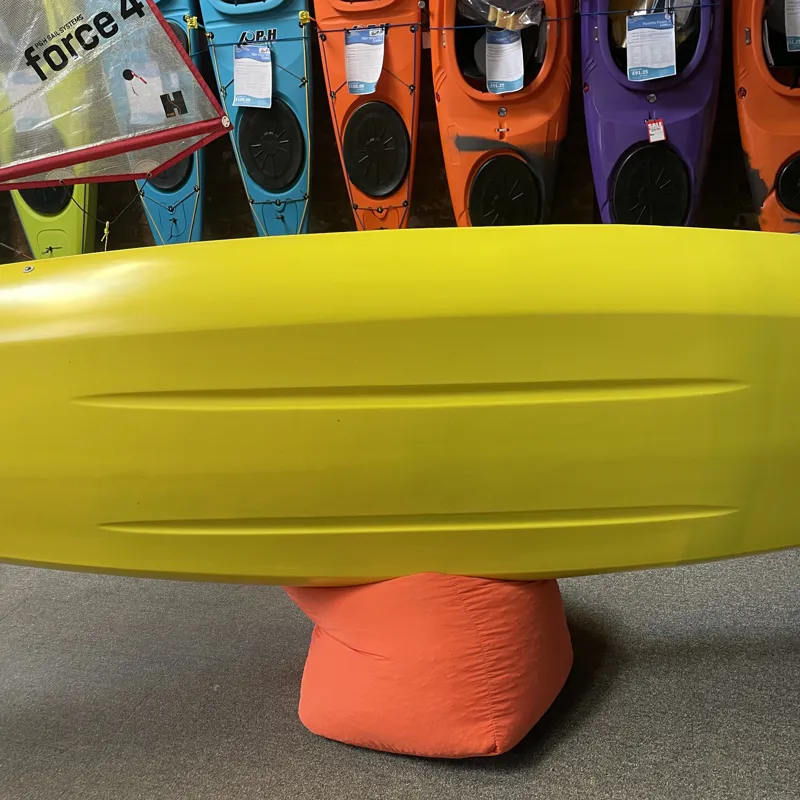 2023 Pyranha Fusion 2 Medium Crossover Kayak in Yellow with Twistlock-11