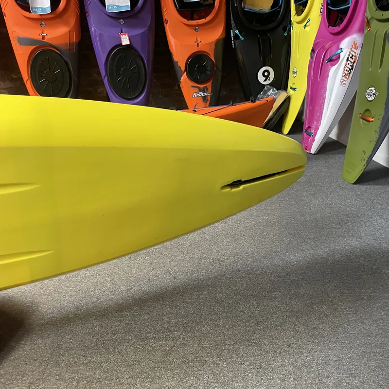 2023 Pyranha Fusion 2 Medium Crossover Kayak in Yellow with Twistlock-12