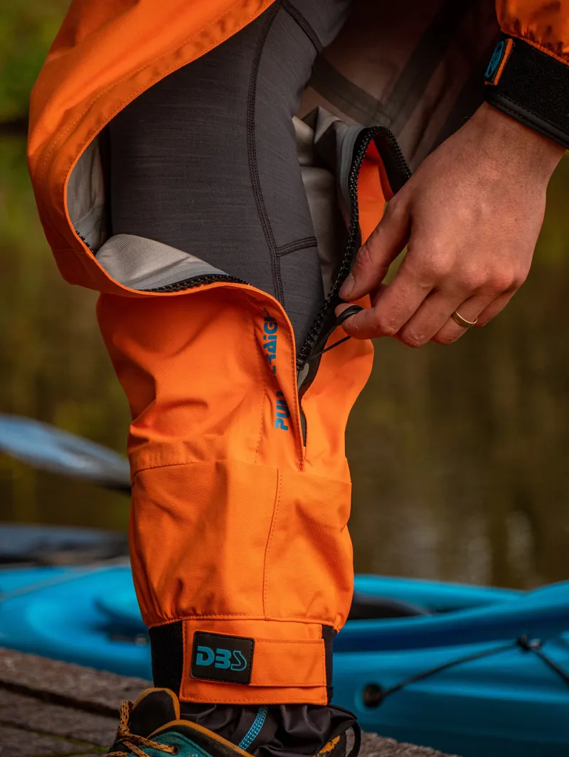 2021 Peak UK Whitewater One Piece Immersion Suit in Orange-4