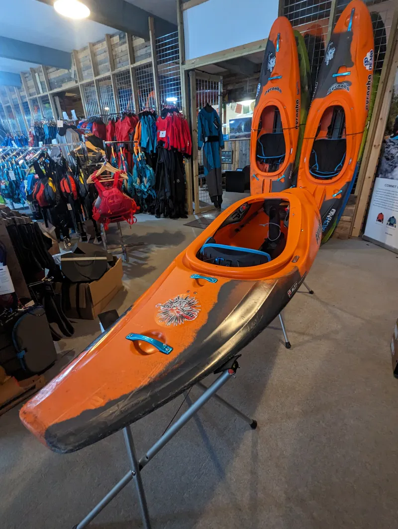 2023 Pyranha Firecracker Fire Ant 232 Whitewater Kayak Ex Demo-4