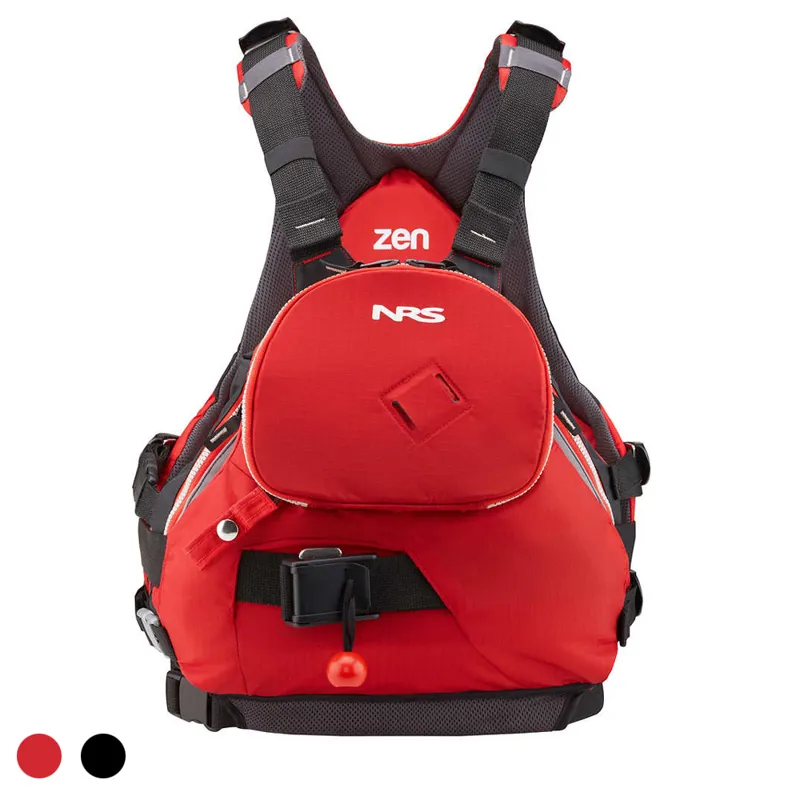 2021 NRS Zen Rescue Whitewater PFD in Red or Black
