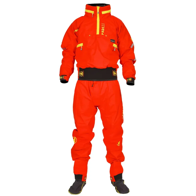 2021 Peak UK Adventure One Piece Touring Immersion Suit in Red-1