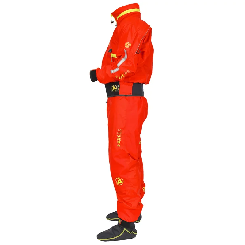 2021 Peak UK Adventure One Piece Touring Immersion Suit in Red-4