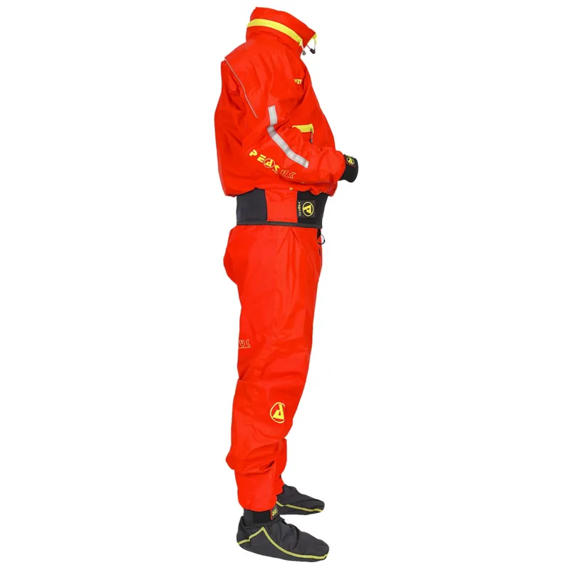 2021 Peak UK Adventure One Piece Touring Immersion Suit in Red-6