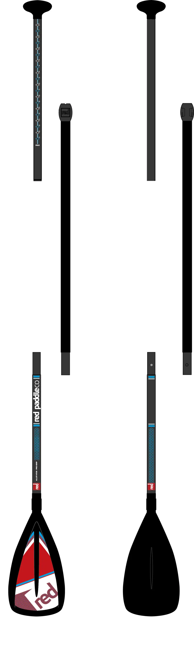 Red Paddle Co. Alloy Vario Paddle