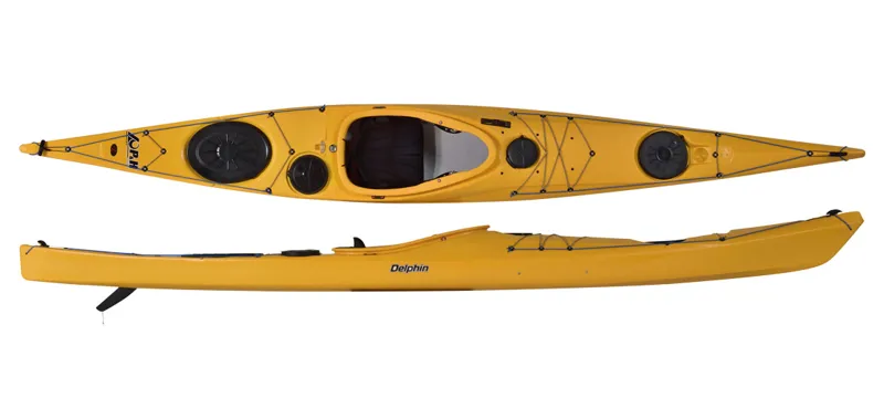 2021 P and H Delphin 155 Versitile Playful Sea Kayak in CoreLite X with Skeg-1