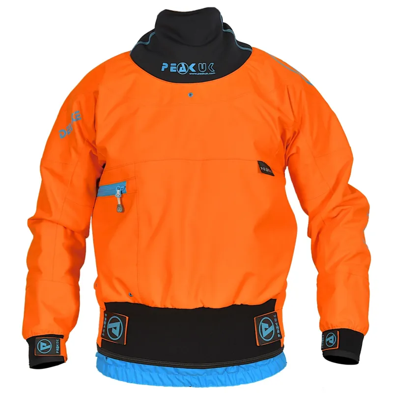 2021 Peak UK Deluxe Unisex Whitewater Jacket 3L in Orange Size 10