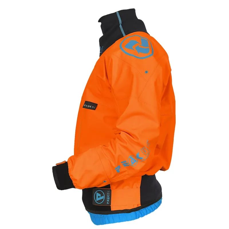 2021 Peak UK Deluxe Unisex Whitewater Jacket 3L in Orange Size 10-2