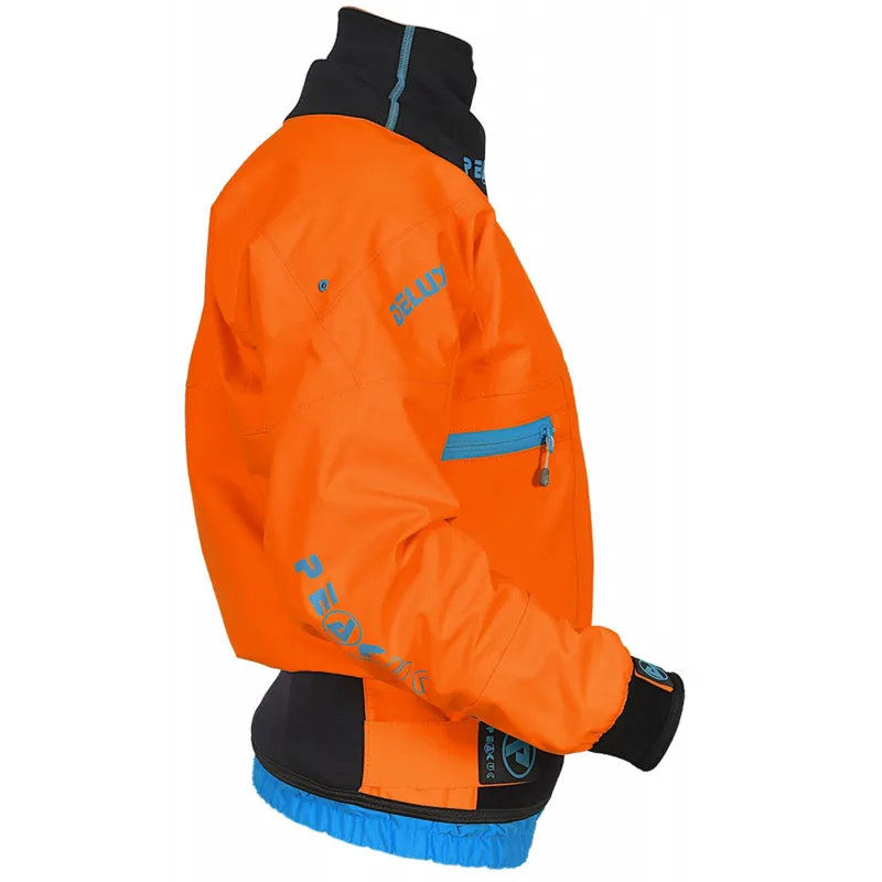 2021 Peak UK Deluxe Unisex Whitewater Jacket 3L in Orange Size 10-3