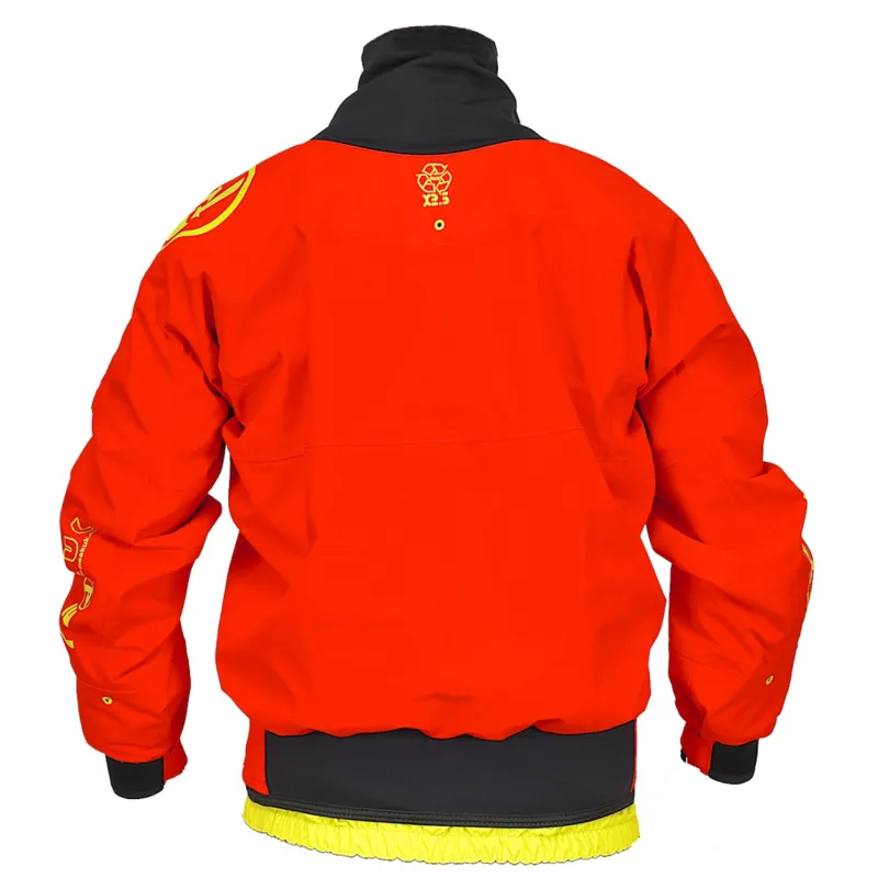 Peak UK Deluxe Unisex Whitewater Jacket - 2.5L in Red  size 10-5