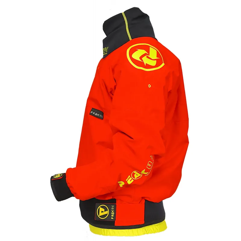 Peak UK Deluxe Unisex Whitewater Jacket - 2.5L in Red  size 10-6