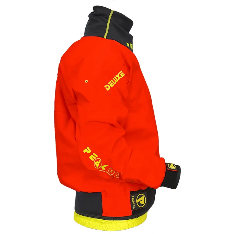 Peak UK Deluxe Unisex Whitewater Jacket - 2.5L in Red  size 10-7