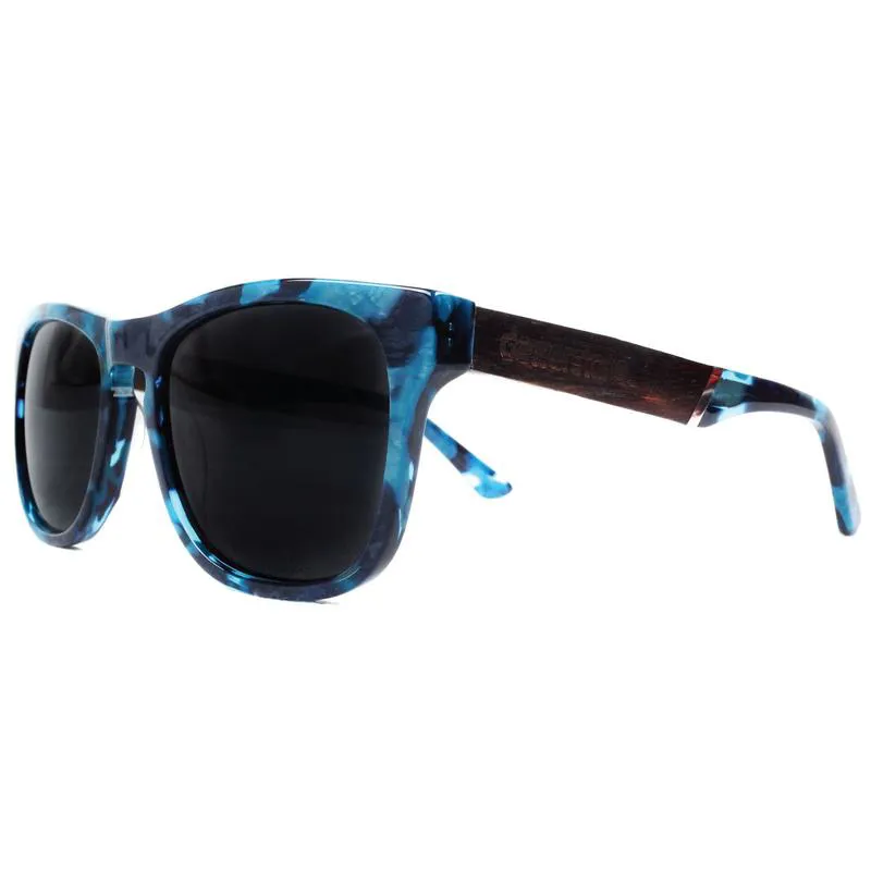 2019 Dewerstone Bantham Polarized Sunglasses Blue Marble