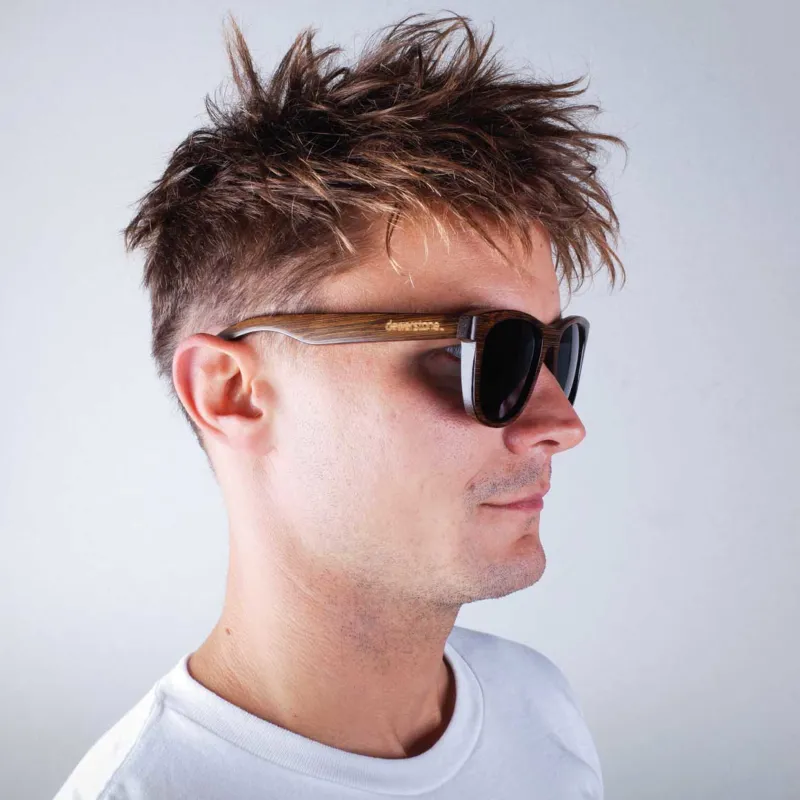 2018 Dewerstone Cirros Brown Bamboo Polarized Wooden Sunglasses-4