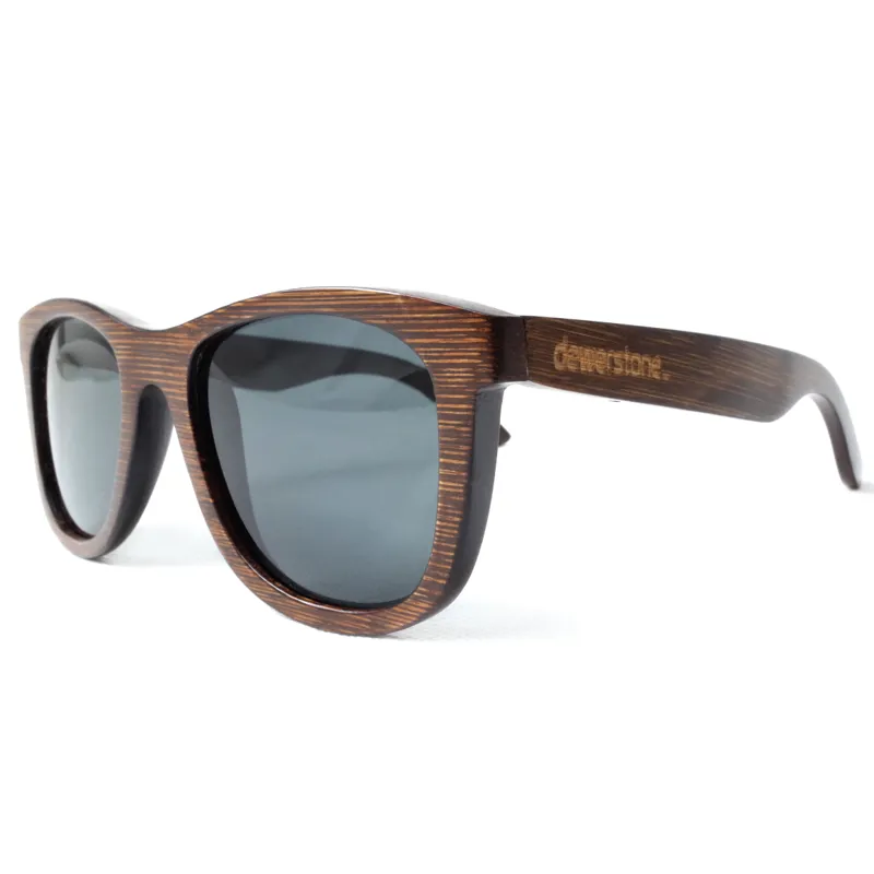 2018 Dewerstone Cirros Brown Bamboo Polarized Wooden Sunglasses